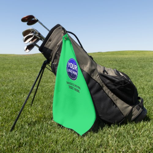 Create your owners custom logoeditable template  golf towel