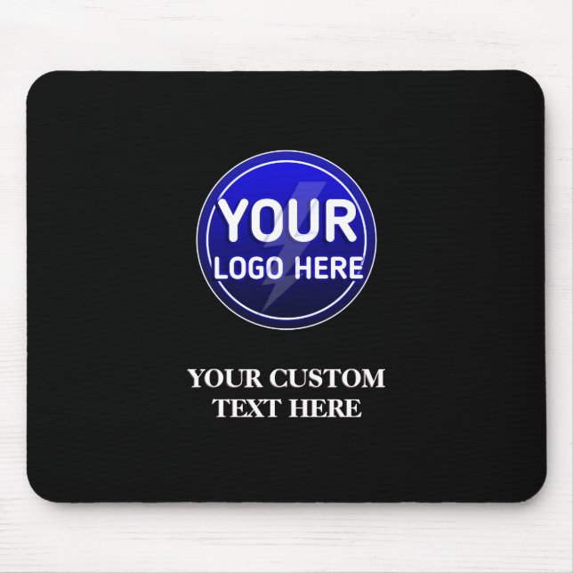 Create your owner's custom logo/editable template mouse pad (Front)