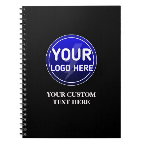 Create your owners custom logoeditable template  notebook