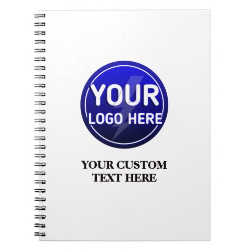 Create your owners custom logoeditable template notebook