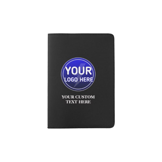 Create your owner's custom logo/editable template  passport holder (Front)