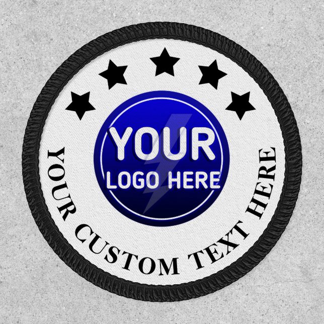 Create your owner's custom logo/editable template  patch (Front)
