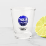 Create Your Owner&#39;s Custom Logo/editable Template  Shot Glass at Zazzle