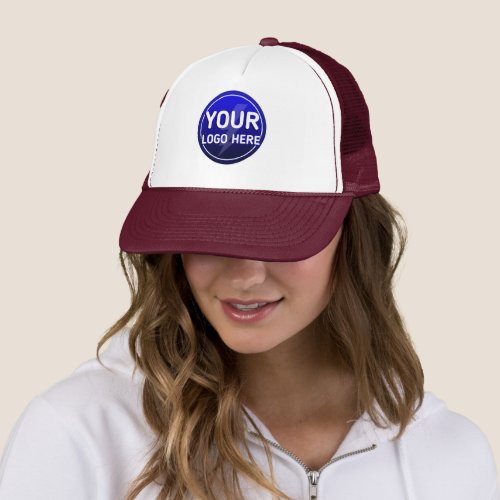 Create your owners custom logoeditable template  trucker hat