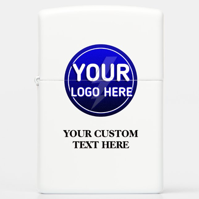 Create Your Owner's Custom logo/Editable Template  Zippo Lighter (Front)