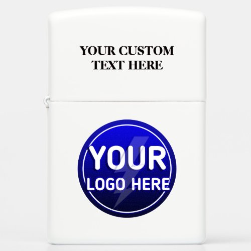 Create Your Owners Custom logoEditable Template  Zippo Lighter