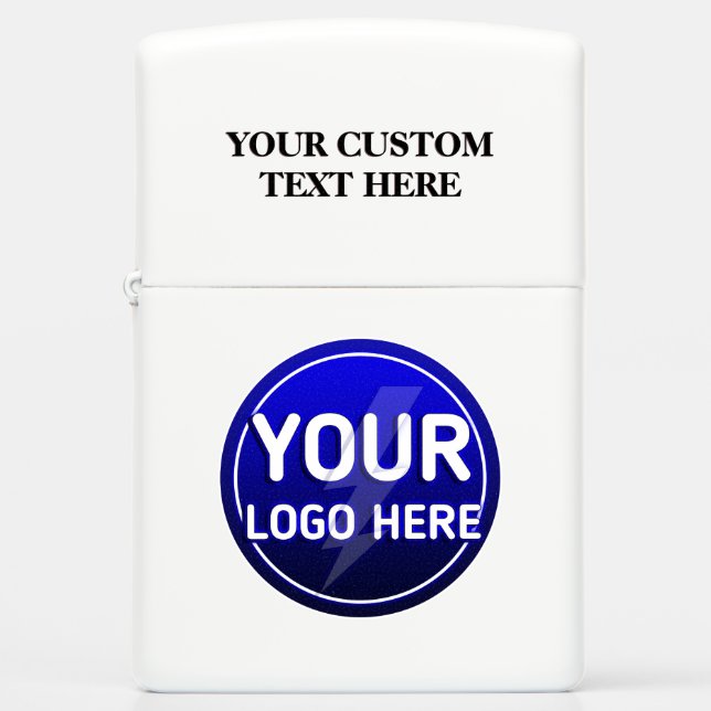 Create Your Owner's Custom logo/Editable Template  Zippo Lighter (Front)