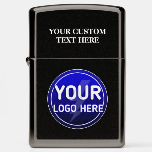 Create Your Owners Custom logoEditable Template  Zippo Lighter