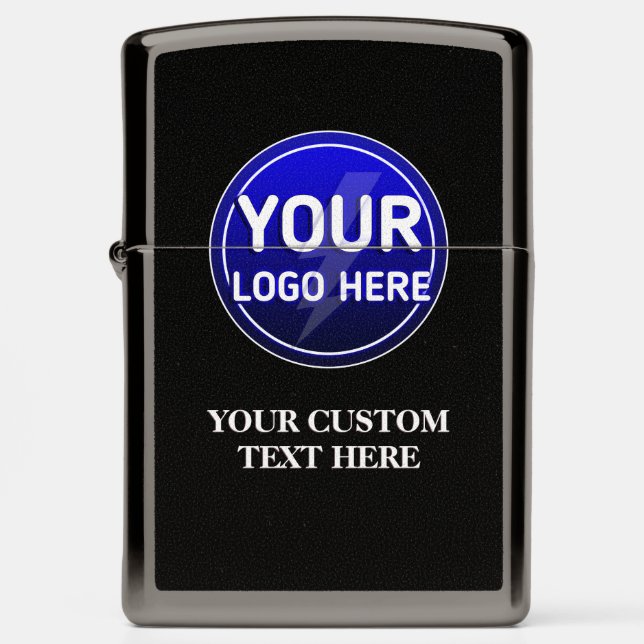 Create Your Owner's Custom logo/Editable Template  Zippo Lighter (Front)
