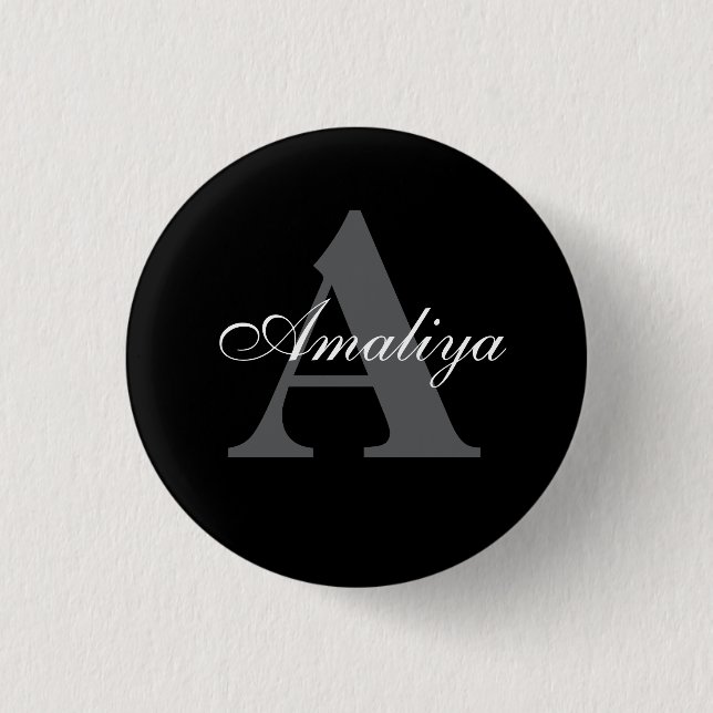 Create your owner's custom Name Button (Front)