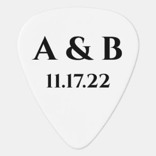 Create your owner's custom name guitar pick
