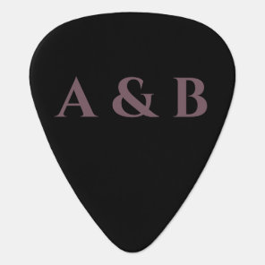 Create your owner's custom name guitar pick