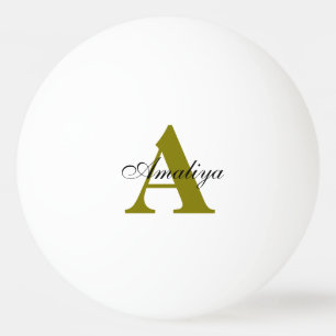 Create your owner's custom Name Ping Pong Ball
