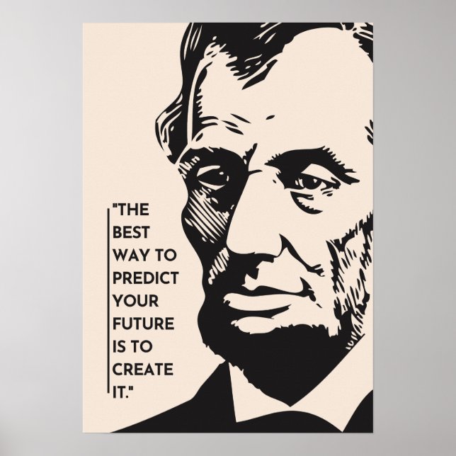 Create Your Path with Abraham Lincoln Poster (Front)