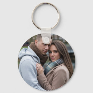 Create Your Perfect Couple Image Personalized Art Keychain