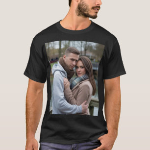 Create Your Perfect Couple Image Personalized Art T-Shirt