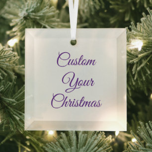 create your personalise charisma's Metal Circle Glass Ornament