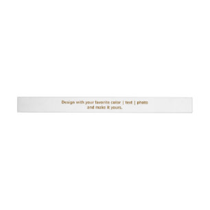 Create Your Personalize 0.625" x 7.25" Wrap Around Label