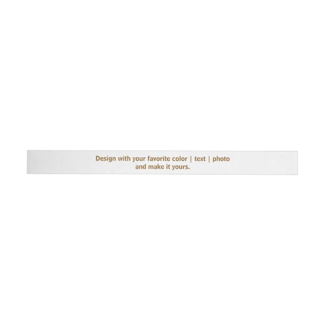 Create Your Personalize 0.625" x 7.25" Wrap Around Label (Individual)