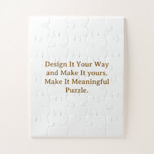 Create Your Personalize 11" x 14", 30 Pices Jigsaw Puzzle