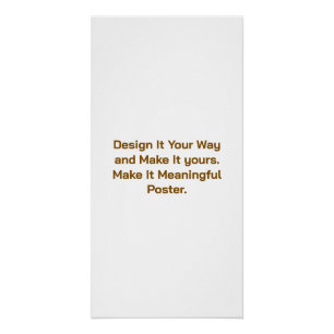 Create Your Personalize 14" x 28" Poster
