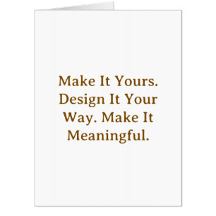 Create Your Personalize 18" x 24" Card