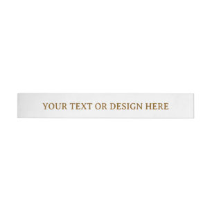 Create Your Personalize 1" x 7.25" Wrap Around Label