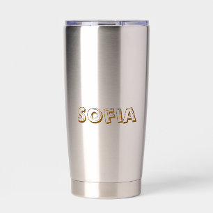 Create Your Personalize 20 oz Silver Insulated Tumbler