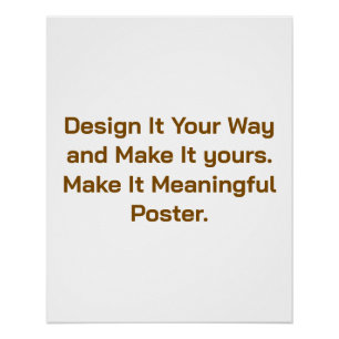 Create Your Personalize 20" x 25" Poster