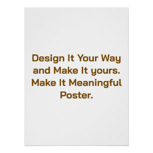 Create Your Personalize 20" x 26.67" Poster