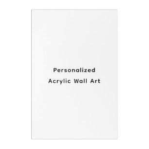 Create Your Personalize 24" x 36" Acrylic Print
