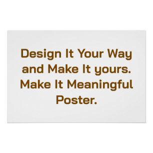 Create Your Personalize 28" x 18.67" Poster