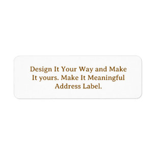 Create Your Personalize 2.25" L x 0.75" W Label