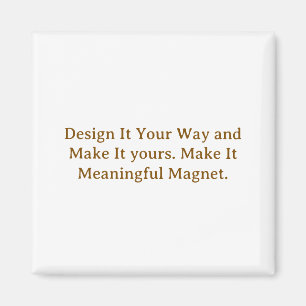 Create Your Personalize 2" L x 2" W Magnet