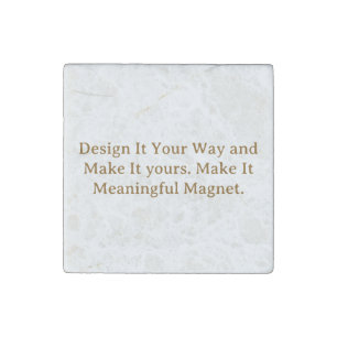 Create Your Personalize 2"x 2"x 0.63" Stone Magnet