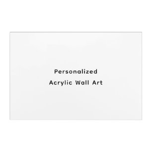 Create Your Personalize 36" x 24" Acrylic Print