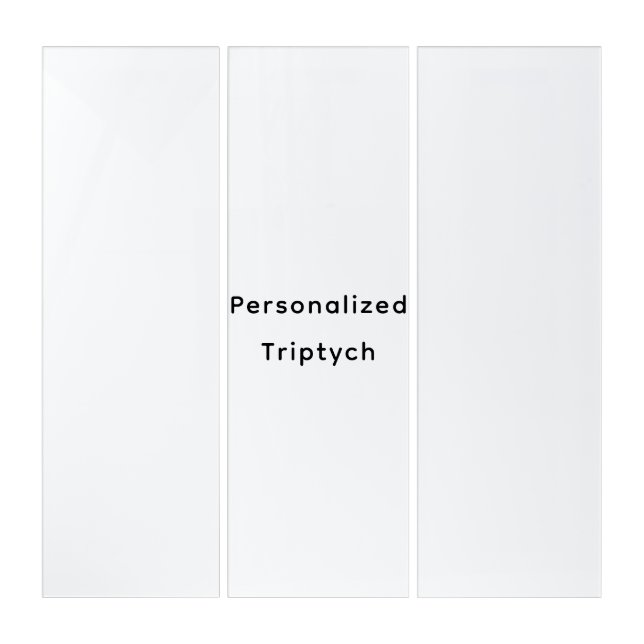 Create Your Personalize 36" x 24" Triptych (Front)