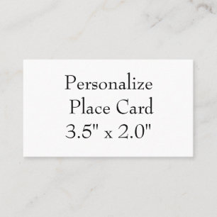 create your personalize 3.5" x 2.0" simple Square Place Card
