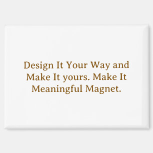 Create Your Personalize 3.5" x 2.5" Magnet