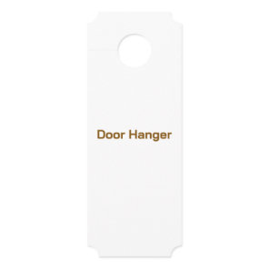 Create Your Personalize 4.25" x 11" Door Hanger