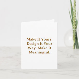 Create Your Personalize 4" x 5.6" Folded  Invitation