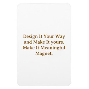 Create Your Personalize 4" x 6" Magnet