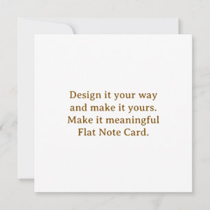 Create Your Personalize 5.25" x 5.25" Note Card