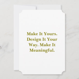 Create Your Personalize 5" x 7" Ticket Invitation