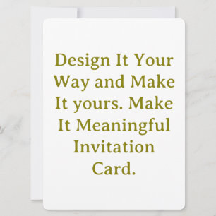 Create Your Personalize 6.5" x 8.75" Rounded Invitation