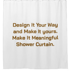 Create Your Personalize 71" x 71" Shower Curtain