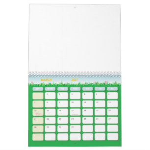 Create Your Personalize 8.5" L x 11" W Calendar