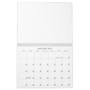 Create Your Personalize 8.5" L x 11" W Calendar