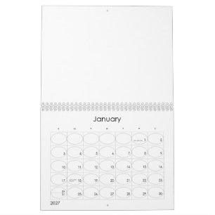 Create Your Personalize 8.5" L x 11" W Calendar