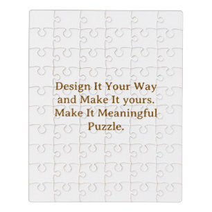 Create Your Personalize 8" x 10", 60 pieces Jigsaw Puzzle